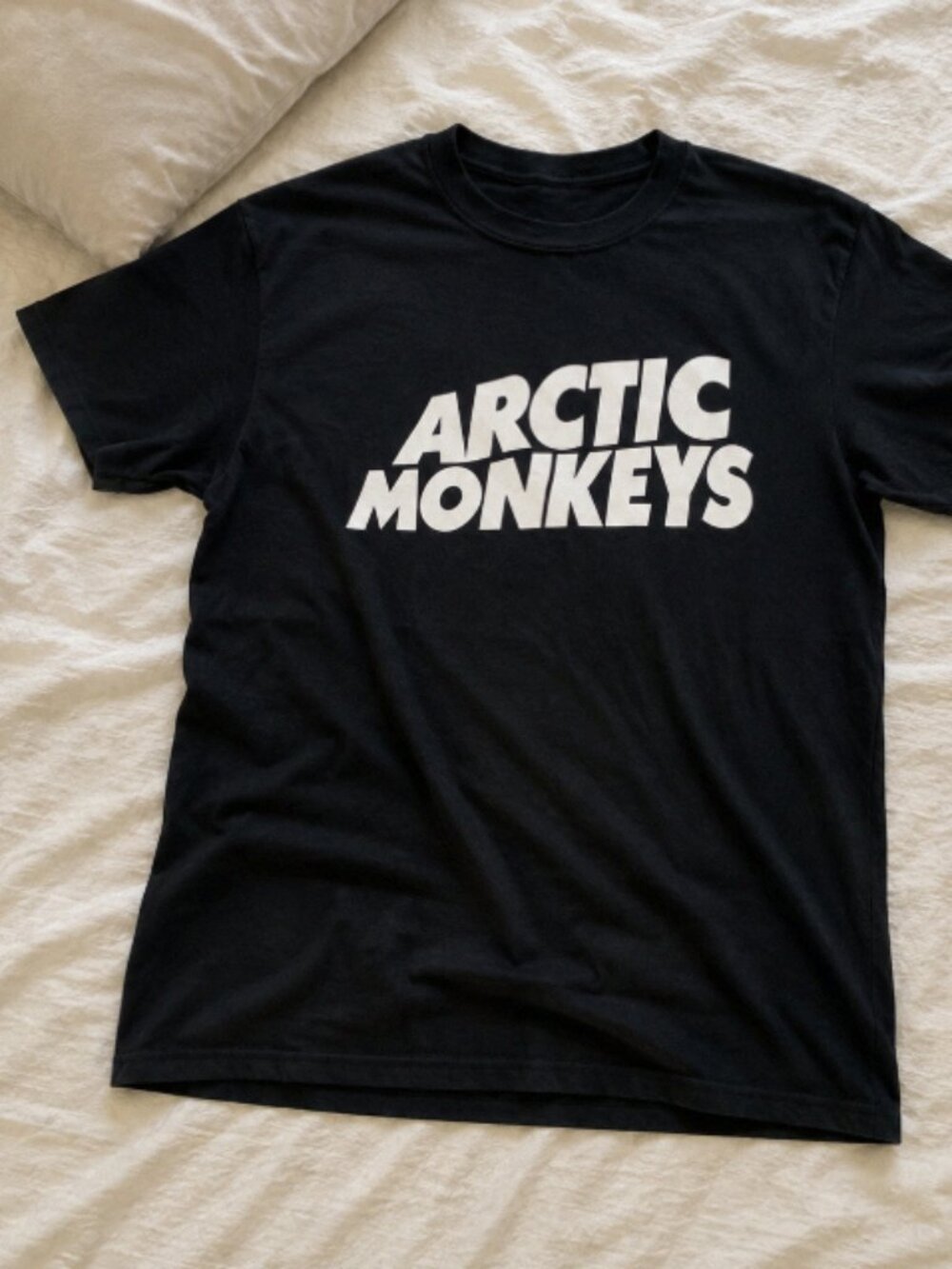 Arctic Monkeys Black Logo Graphic T-shirt Indie Rock Band Unisex Tee